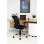 First High Back Task Chair 600x600x940-1030mm Mesh Back Black KF74832