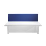 First Desk Mounted Screen 1600x25x400mm Special Blue KF74840