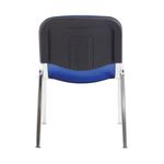 First Ultra Multipurpose Stacking Chair 532x585x805mm Blue KF74893