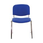 First Ultra Multipurpose Stacking Chair 532x585x805mm Blue KF74893