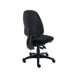 Astin Nesta Operator Chair 2 Lever Upholstered 590x900x1050mm Black KF77707