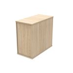 Astin 3 Drawer Desk High Pedestal Lockable 404x800x730mm Canadian Oak KF77719