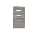 Astin 3 Drawer Desk High Pedestal Lockable 404x800x730mm Alaskan Grey Oak KF77721