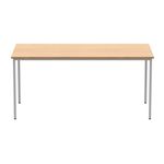 Astin Rectangular Multipurpose Table 1600x800x730mm Norwegian Beech/Silver KF77735