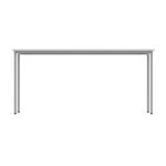 Astin Rectangular Multipurpose Table 1600x600x730mm Arctic White/Silver KF77741