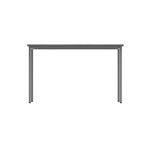Astin Rectangular Multipurpose Table 1200x600x730mm Alaskan Grey Oak/Silver KF77744
