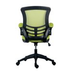 Jemini Jaya Mesh Back Chair with Folding Arms 680x670x1070mm Green KF77786