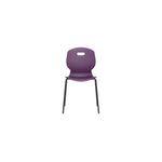 Titan Arc Four Leg Classroom Chair Size 6 Grape KF77799