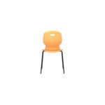Titan Arc Four Leg Classroom Chair Size 6 Marigold KF77801