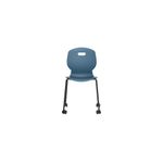 Titan Arc Mobile Four Leg Chair Size 6 Steel Blue KF77837