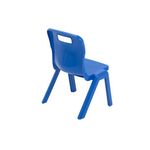 Titan One Piece Classroom Chair 360x320x513mm Blue (Pack of 30) KF78595