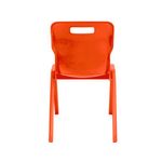 Titan One Piece Classroom Chair 482x510x829mm Orange (Pack of 30) KF78644