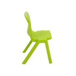 Titan One Piece Classroom Chair 363x343x563mm Lime (Pack of 30) KF78608