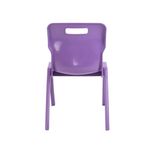 Titan One Piece Classroom Chair 480x486x799mm Purple (Pack of 30) KF78631