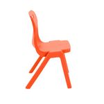 Titan One Piece Classroom Chair 480x486x799mm Orange (Pack of 30) KF78632