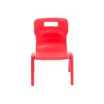 Titan One Piece Classroom Chair 360x320x513mm Red (Pack of 30) KF78594