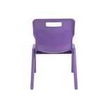 Titan One Piece Classroom Chair 435x384x600mm Purple (Pack of 30) KF78613