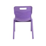 Titan One Piece Classroom Chair 432x408x690mm Purple (Pack of 30) KF78622