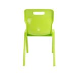 Titan One Piece Classroom Chair 482x510x829mm Lime (Pack of 30) KF78646