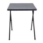 Titan Folding Exam Desk 600x600x710mm Polypropylene Charcoal KF78653