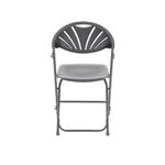 Titan Folding Chair 445x460x870mm Charcoal KF78657