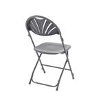 Titan Folding Chair 445x460x870mm Charcoal KF78657