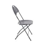Titan Folding Chair 445x460x870mm Charcoal KF78657