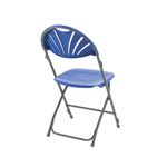 Titan Folding Chair 445x460x870mm Blue KF78658