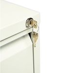 Jemini 2 Drawer Filing Cabinet Lockable 470x622x711mm White KF78706