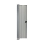 Talos Double Door Stationery Cupboard 920x420x1950mm Grey KF78756