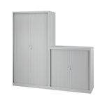 Talos Side Opening Tambour Unit 1000x450x1050mm Grey KF78758
