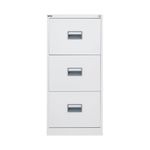 Talos 3 Drawer Filing Cabinet 465x620x1000mm White KF78769