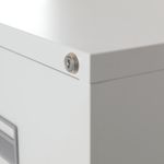 Talos 4 Drawer Filing Cabinet 465x620x1300mm White KF78773