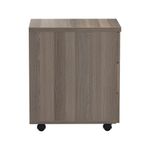 Jemini 3 Drawer Mobile Pedestal 400x500x595mm Grey Oak KF78945