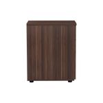 Jemini 3 Drawer Desk High Pedestal 404x600x730mm Walnut KF78948