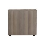 Jemini 3 Drawer Desk High Pedestal 404x800x730mm Grey Oak KF78951