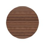Jemini Round Meeting Table 1100x1100x730mm Walnut KF78960