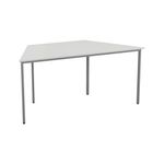 Jemini Trapezoidal Multipurpose Table 1600x800x730mm White KF79036