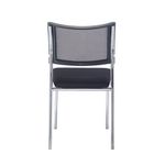 Jemini Jupiter Conference Chair 555x550x860mm Mesh Back Black/Chrome KF79892