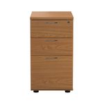 First 3 Drawer Desk High Pedestal 404x800x730mm Nova Oak KF79931