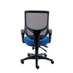 Astin Nesta Mesh Back Operator Chair Royal Blue with Fixed Arms 590x900x1050mm Charcoal KF800027