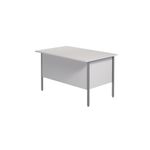 Serrion Rectangular 3 Drawer Pedestal 4 Leg Desk 1200x750x730mm White KF800043