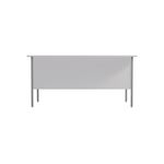 Serrion Rectangular 2 Drawer Pedestal 4 Leg Desk 1500x750x730mm White KF800059