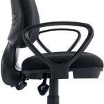 Two Lever Sheaf Operator Chair Black with Fixed Arms KF800371