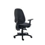 Two Lever Sheaf Operator Chair Charcoal with Adjustable Arms KF800374