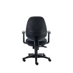 Two Lever Sheaf Operator Chair Charcoal with Adjustable Arms KF800374