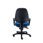 Two Lever Sheaf Operator Chair Royal Blue with Fixed Arms KF800375