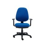 Two Lever Sheaf Operator Chair Royal Blue with Adjustable Arms KF800376