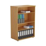 First 3 Shelf Wooden Bookcase 800x450x1200mm Nova Oak KF803669