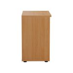 First 1 Shelf Wooden Bookcase 800x450x730mm Beech KF803775